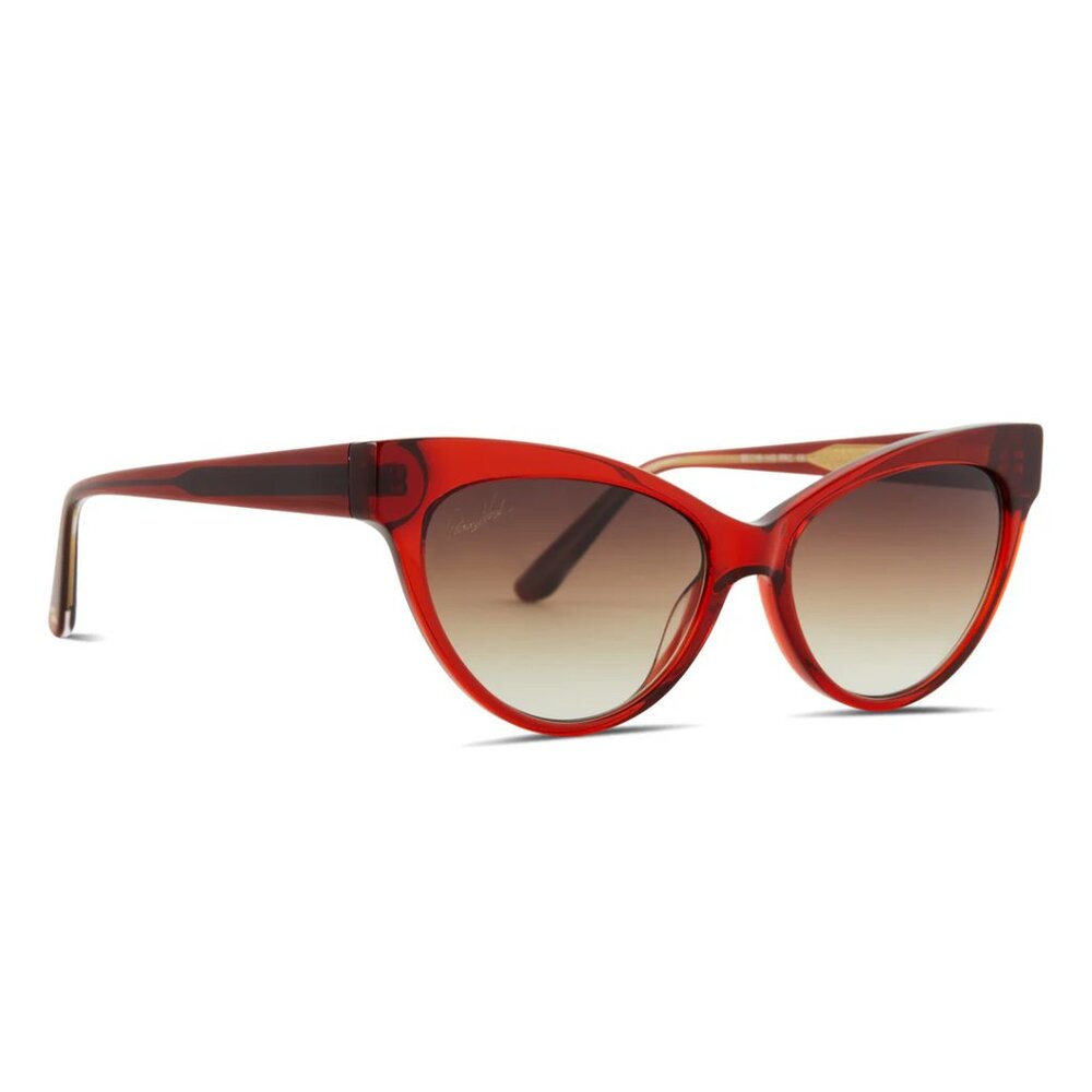 DIFF Patricia Nash kelly campari crystal dark brown gradient sunglasses